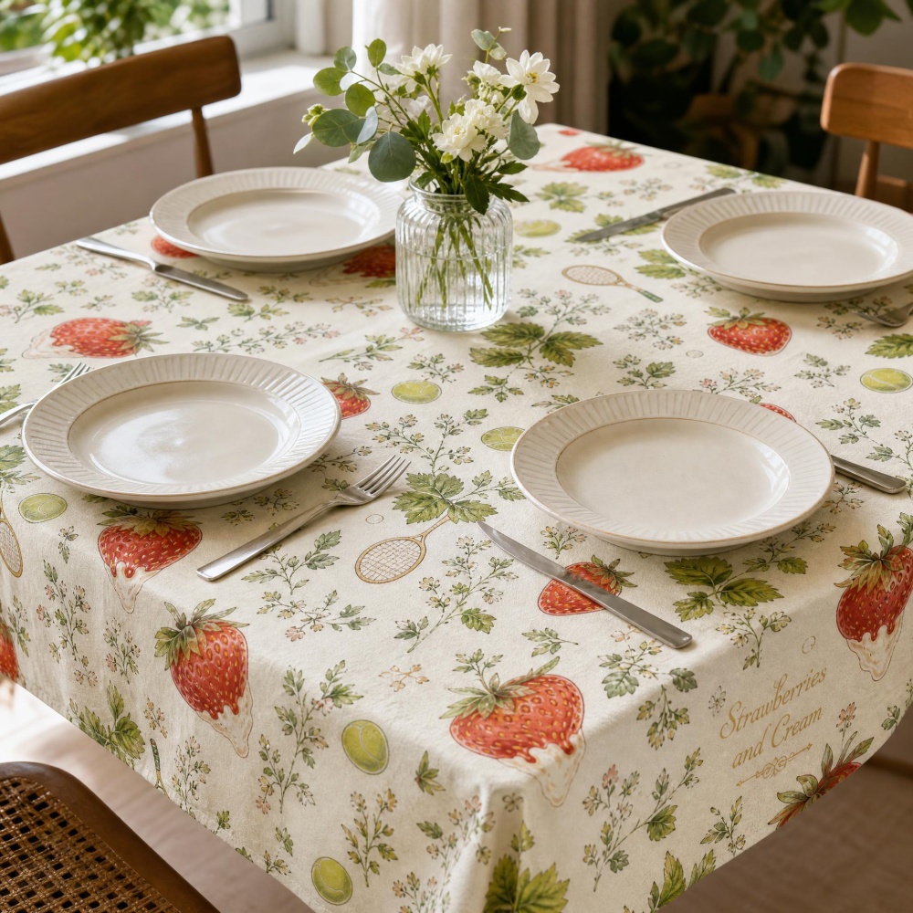 Table Tennis News Today - Retro Botanical Fruit Tennis Element Reusable