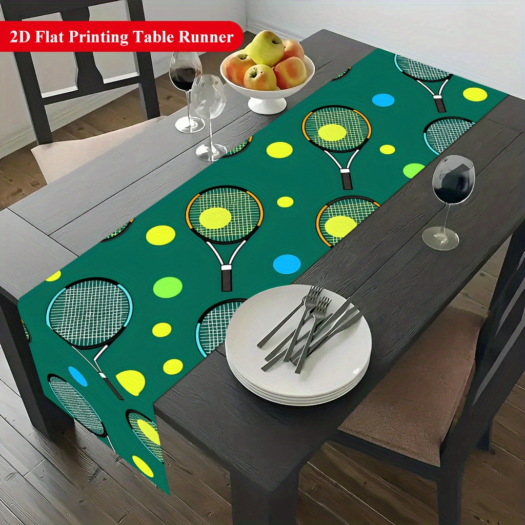 Table Tennis News Today - Tennis Ball and Racket Pattern Table
