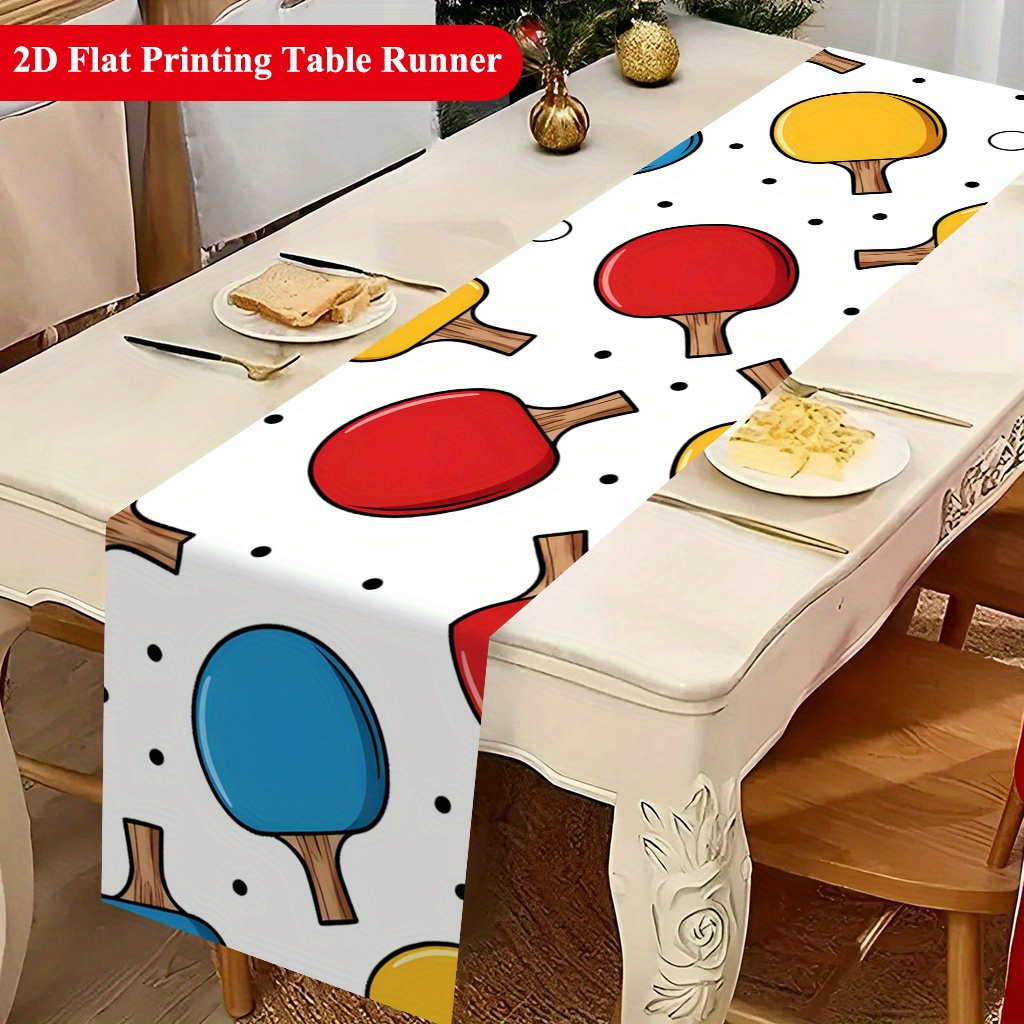 Table Tennis News Today - Vibrant Ping Pong Table Tennis Motif
