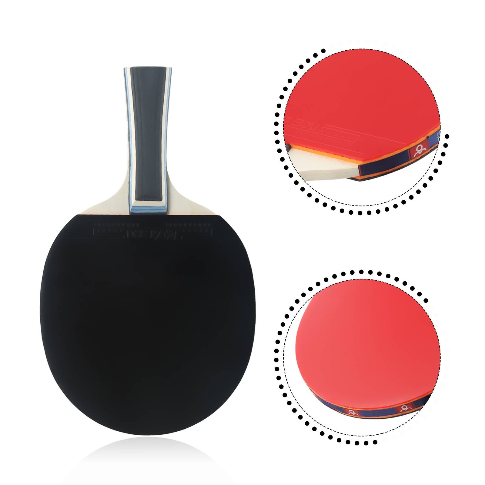 Bat Table Tennis Racket Revers - đánh giá và giá Table Tennis Pc