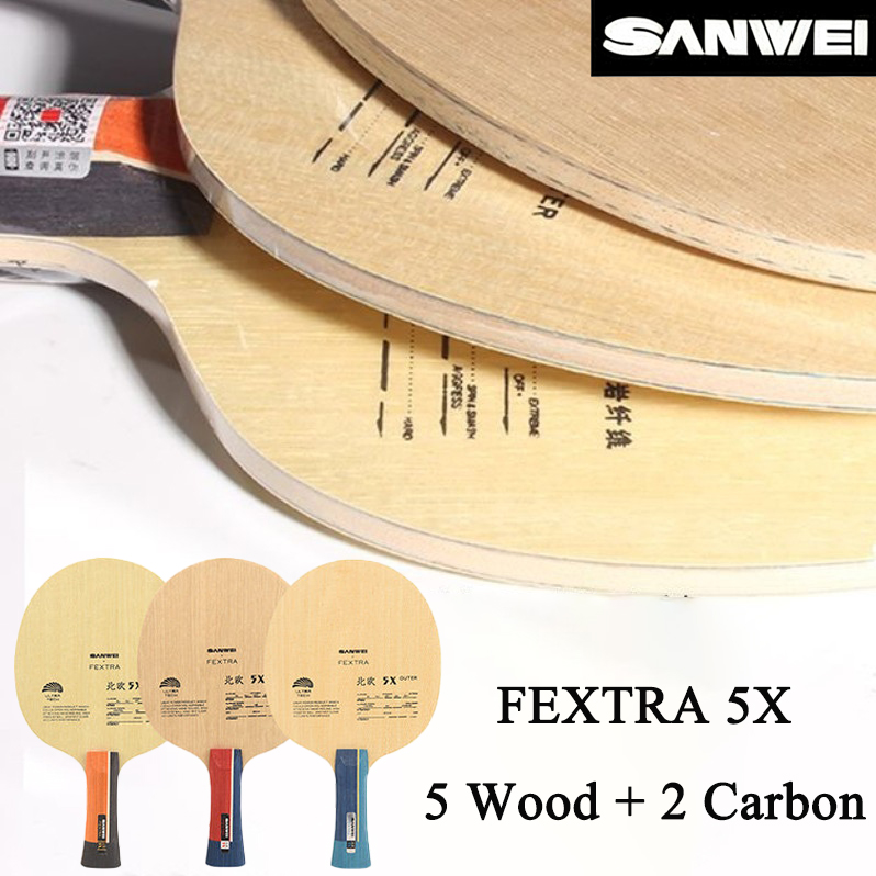 SANWEI FEXTRA 5X Table Tennis  - đánh giá và giá Table Tennis Blade