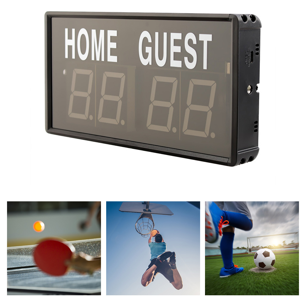 Portable 4 Digit LED Scoreboar - đánh giá và giá Table Tennis Score