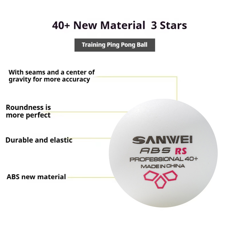 SANWEI RS40+ 3 Star Table Tenn - đánh giá và giá Table Tennis Vr