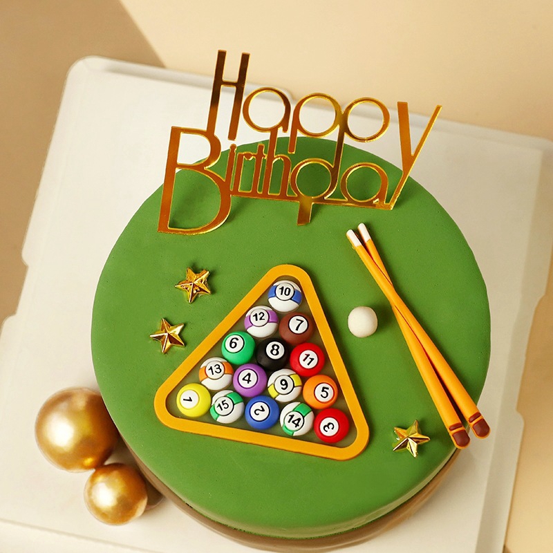 Billiard Ball Cake Decoration  - đánh giá và giá Table Tennis Kids